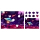 Space Landscape and UFO Jigsaw Puzzle Game Pieces - GraphicRiver Item for Sale