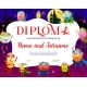 Kids Diploma with Cartoon Vitamin Superheroes - GraphicRiver Item for Sale