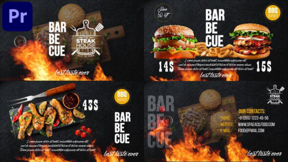 Barbecue Food Promo