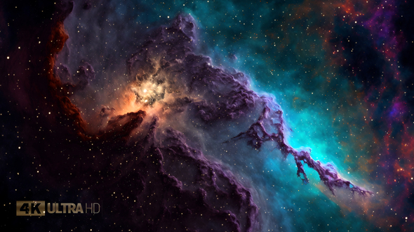 Beautiful Space Nebula 4K