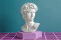 David antique statue on the podium in the digital space in the metaverse - PhotoDune Item for Sale