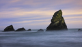 Rocks of Mupe Bay at sunset, North sea. Jurassic Coast, Dorset. England, UK. - PhotoDune Item for Sale