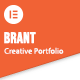 Brant - Creative Portfolio & Agency Elementor Template Kit - ThemeForest Item for Sale
