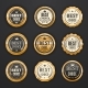 Best Choice Golden Badges Premium Quality Labels - GraphicRiver Item for Sale
