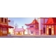 China City Street with Asian Town Buildings - GraphicRiver Item for Sale