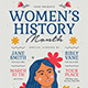 Women's History Month Flyer - GraphicRiver Item for Sale
