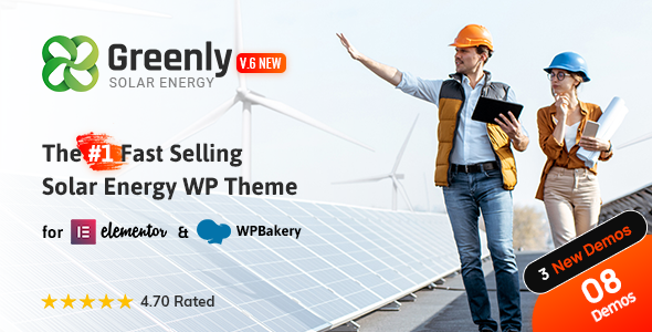 “Embrace Sustainability with Greenly: The Ultimate WordPress Theme for Ecology and Solar Energy Enthusiasts”