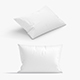 Rectangular Bed Pillow Set - lying and stand sleeping cushion - 3DOcean Item for Sale