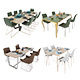 Dining Table Sets Collection - 3DOcean Item for Sale