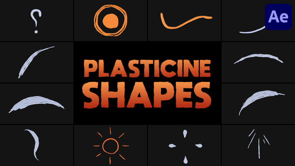 Plasticine Shapes | After Effects alt