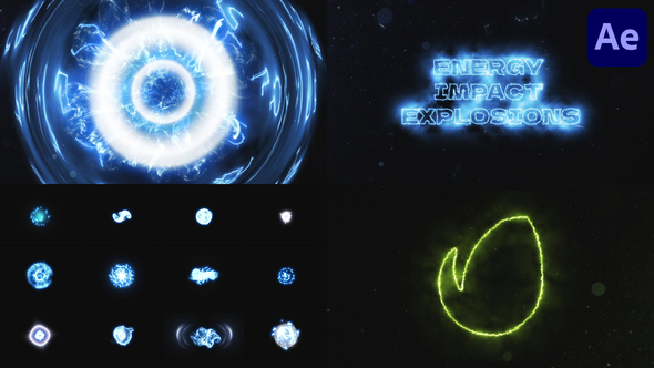 Energy Impact Explosions for After Effects alt