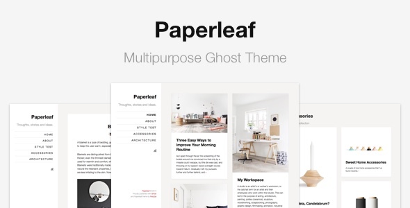 Templates: Blog Clean Collection Grid Light Long Form Magazine Masonry Minimal Minimalism Portfolio Projects Reading Responsive White