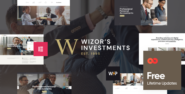 Wizor’s | Investments & Business Consulting Insurance WordPress Theme