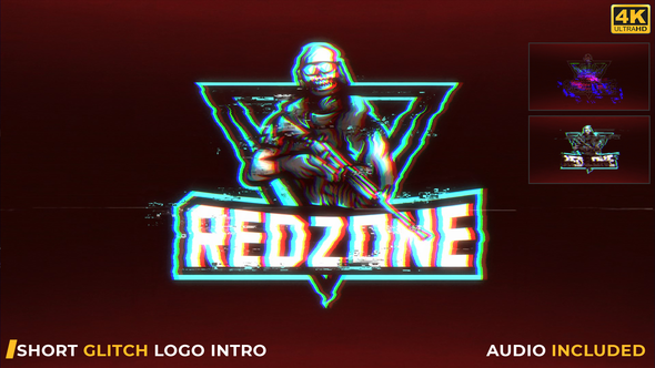 Short Glitch Logo Intro alt
