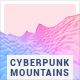 Cyberpunk 3D PNG Mountains - GraphicRiver Item for Sale