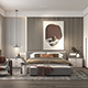 Modern Bedroom Interior Scene 25 - 3DOcean Item for Sale