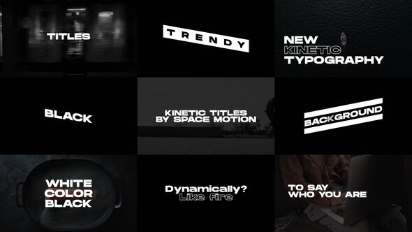 Kinetic Titles | FCPX Template