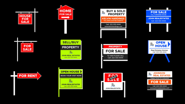 Real Estates Sign Boards