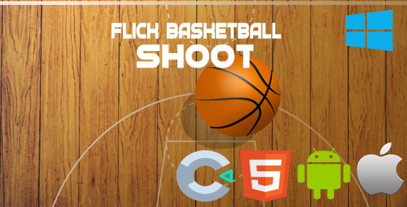 Flick Basketball Shoot - HTML5 Game (Construct 3)