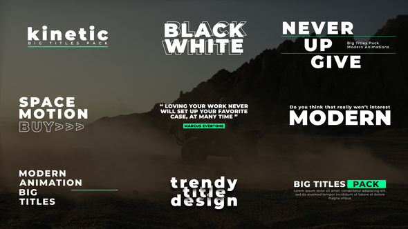 Big Titles | FCPX & Apple Motion alt