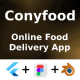 ConyFood ANDROID + IOS + FIGMA | UI Kit | Flutter | Food Delivery App | Free Figma, Blend Icons File - CodeCanyon Item for Sale