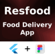ResFood ANDROID + IOS + FIGMA | UI Kit | Flutter | Food Delivery App | Free Figma File - CodeCanyon Item for Sale