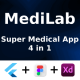 MediLab Doctor & Pharmacy ANDROID + IOS + FIGMA + Sketch + Sonar Qube Test Report | UI Kit | Flutter - CodeCanyon Item for Sale