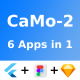 CaMo-2 Flutter Kit 6 Apps in 1 Template | Flutter | Figma + Sketch FREE - CodeCanyon Item for Sale