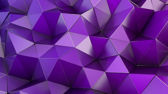 Purple Polygon Waves 89