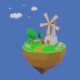 Low poly wind mill - 3DOcean Item for Sale