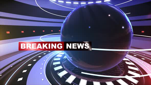 Breaking News Loop 4k