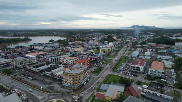 The Towns of Sarawak, Borneo, Malaysia