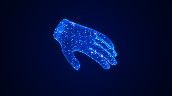 Hand 3D Hologram