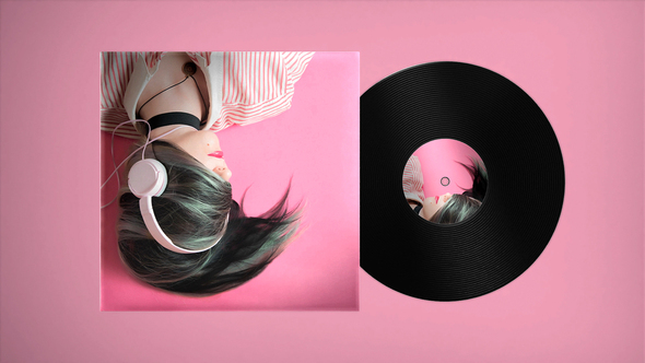 Vinyl Record Mockup FCP