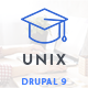 Unix - Powerful Education, Courses Online Drupal 9 Theme - ThemeForest Item for Sale