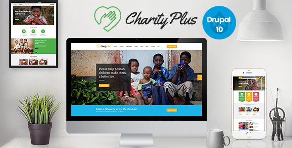 CharityPlus - Multipurpose Nonprofit Charity Drupal 10 Theme