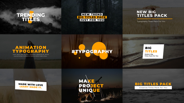 Typography Titles 2.0 | FCPX & Apple Motion alt