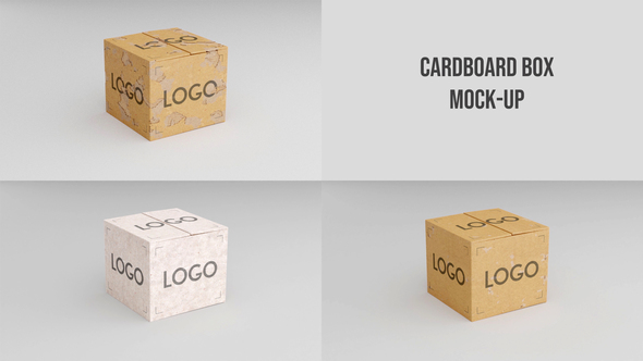 Cardboard Box Mock-up FCP alt