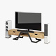 TV Cabinet Set 01 - 3DOcean Item for Sale