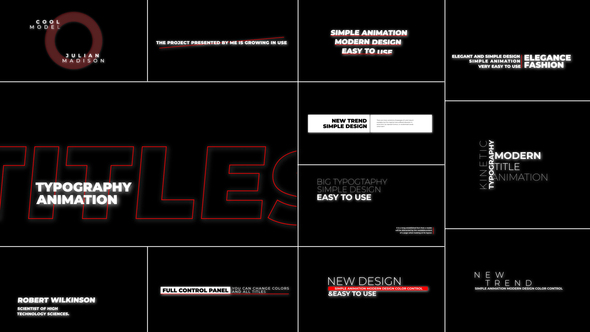 Simple Typography | FCPX alt