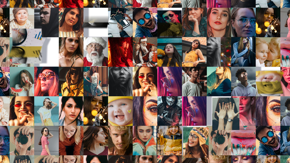 Mosaic Photo Reveal
