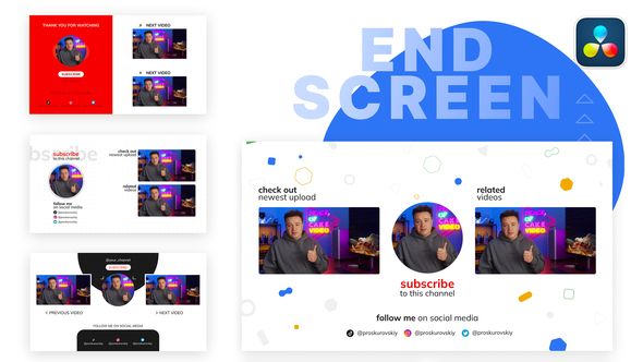 YouTube End Screens | DaVinci Resolve