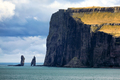 Two sea stacks (Risin and Kellingin), Eysturoy, Faroe Islands, Denmark - PhotoDune Item for Sale