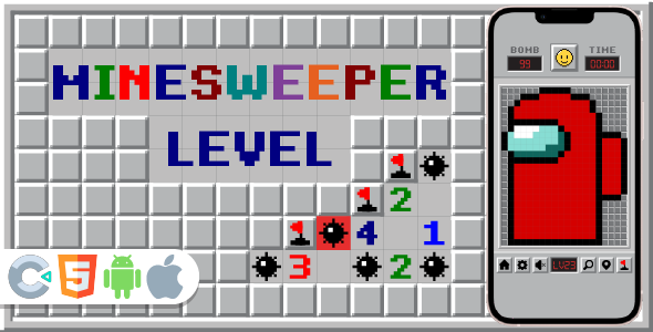 Premium Game - Minesweeper Master - HTML5,Construct3