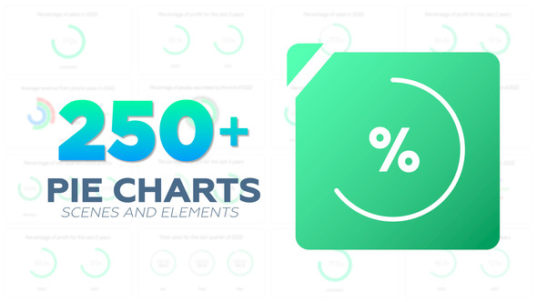 Infographic Pie Chart 250+