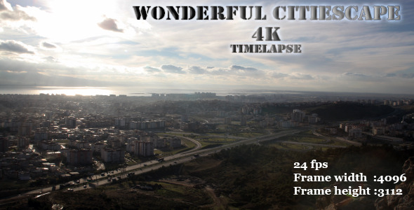 Wonderful Cityscape 4K Time-lapse