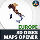 Disks Maps Opener - Western Europe for DaVinci Resolve - VideoHive Item for Sale