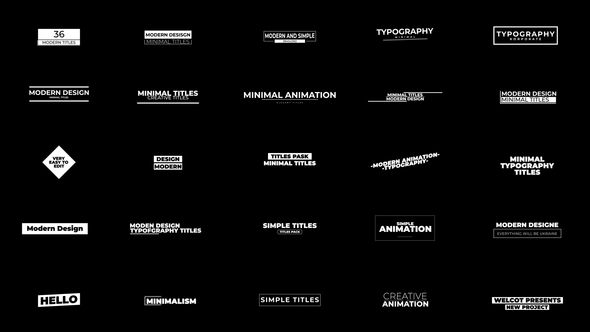 Minimal Titles | FCPX