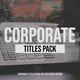 Corporate Lower Thirds & Titles | Premiere Pro - VideoHive Item for Sale