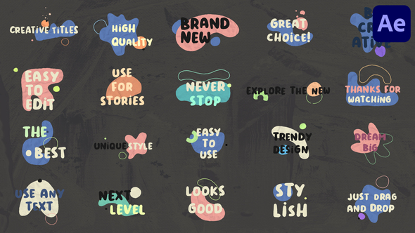 Paint Splash Titles | After Effects alt